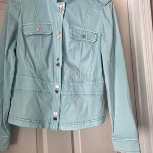 White House Black Market Light Blue Jacket